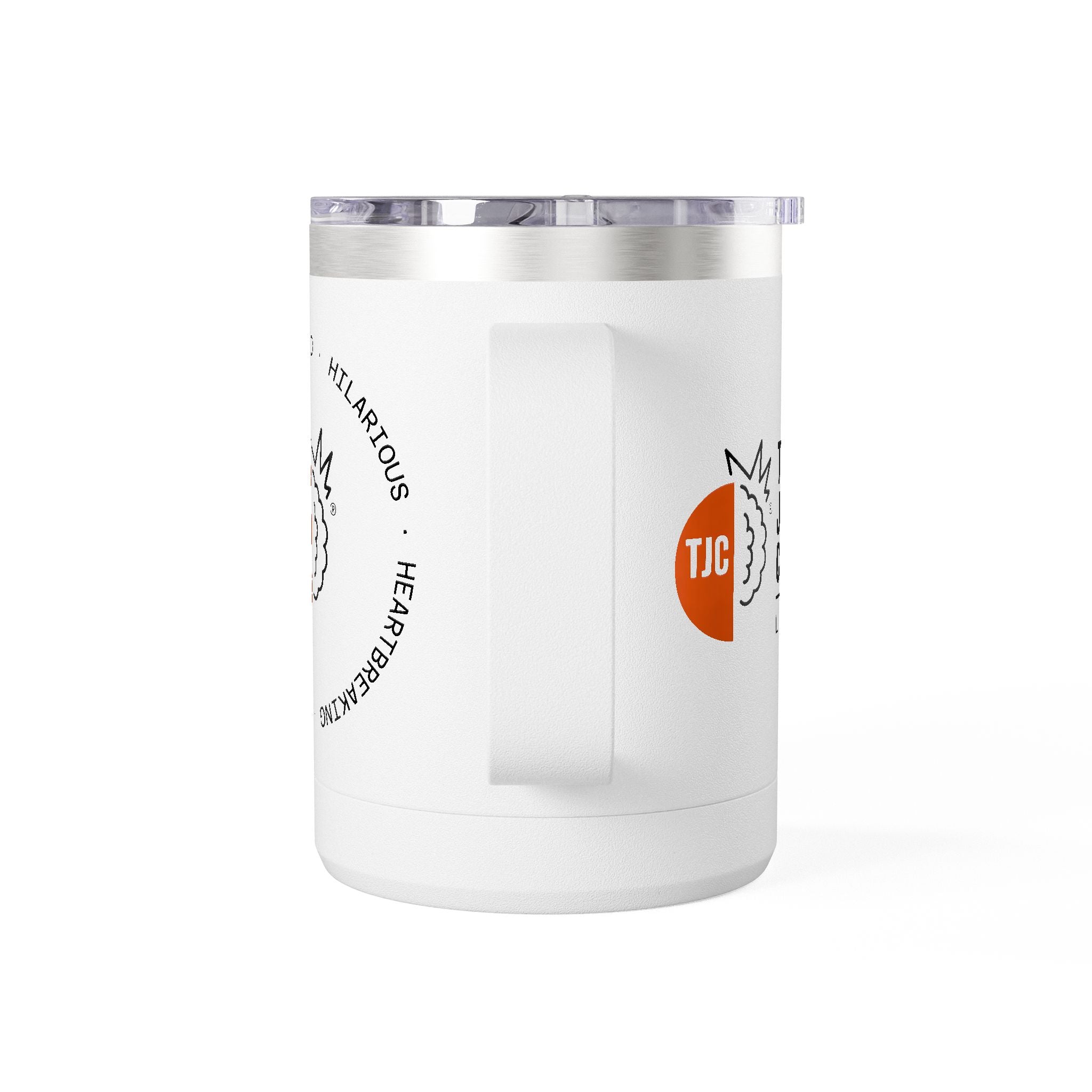 Tumbler Mug — 'TIC' Viral Podcast Logo Insulated 15oz Coffee Tumbler