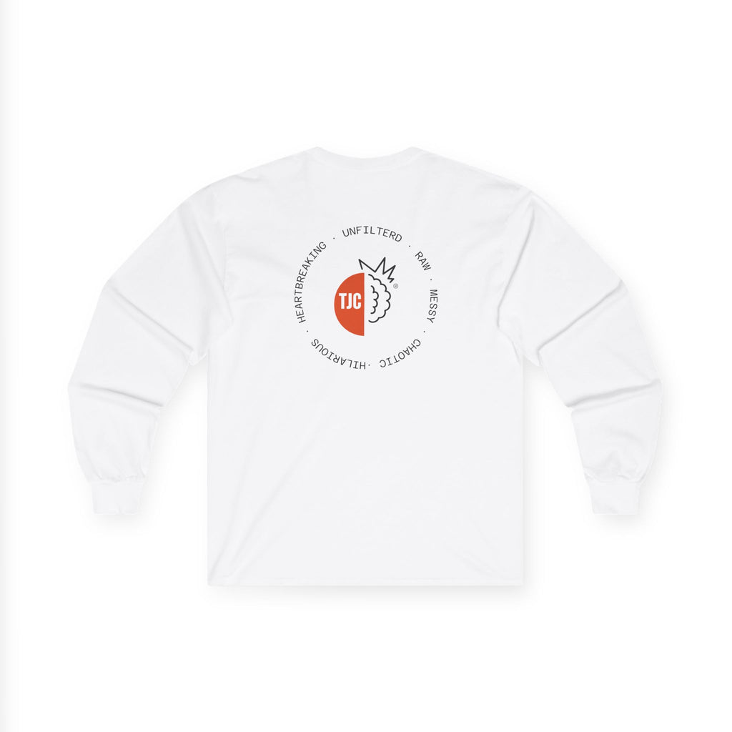 TIC Community Long Sleeve Tee — Minimal Logo Cotton Shirt
