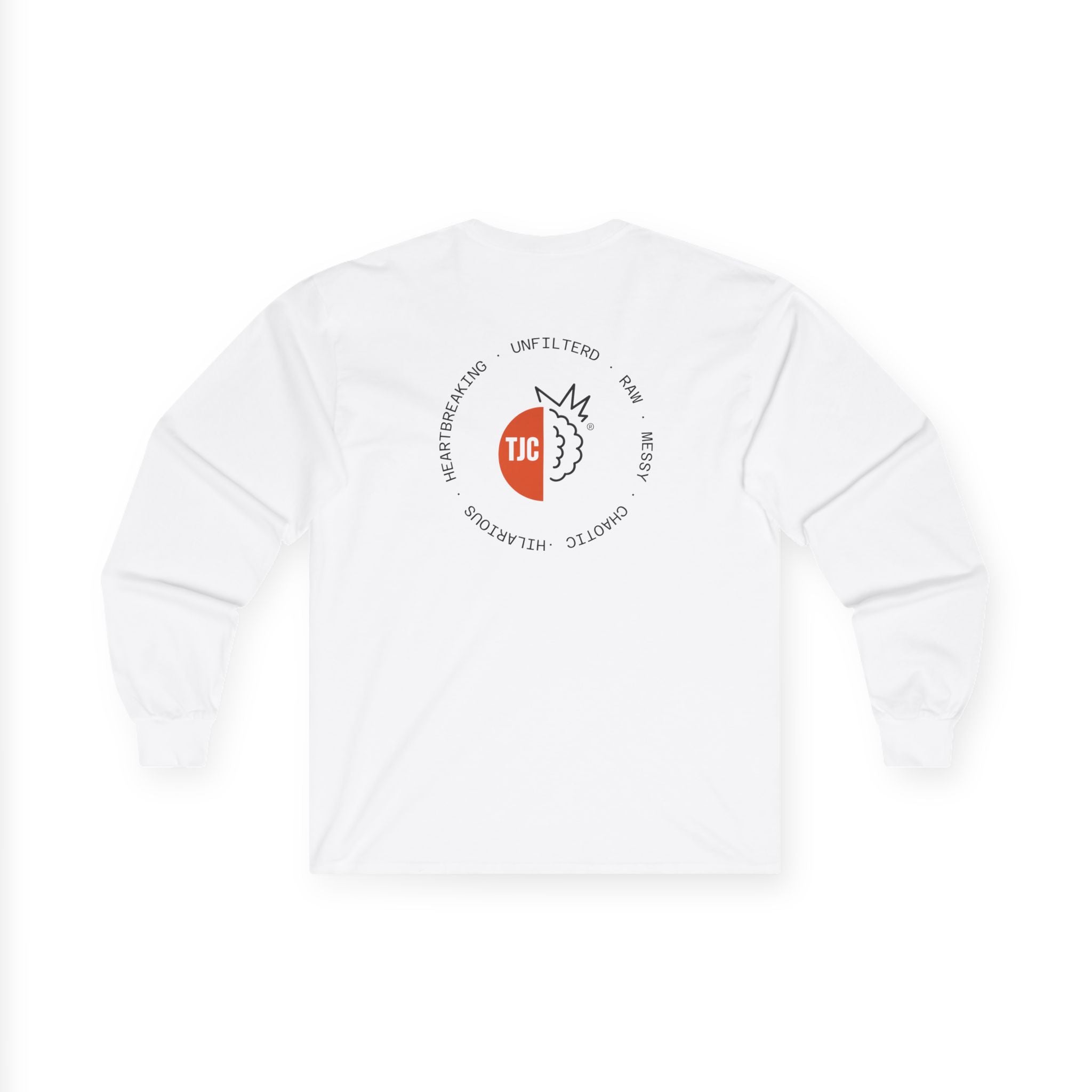 TIC Community Long Sleeve Tee — Minimal Logo Cotton Shirt