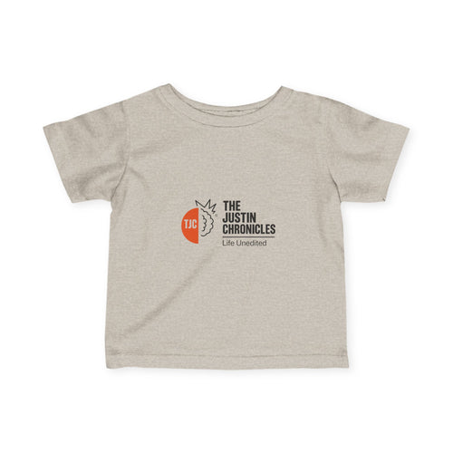 Infant Tee — "The Justin Chronicles" Logo Baby Shirt