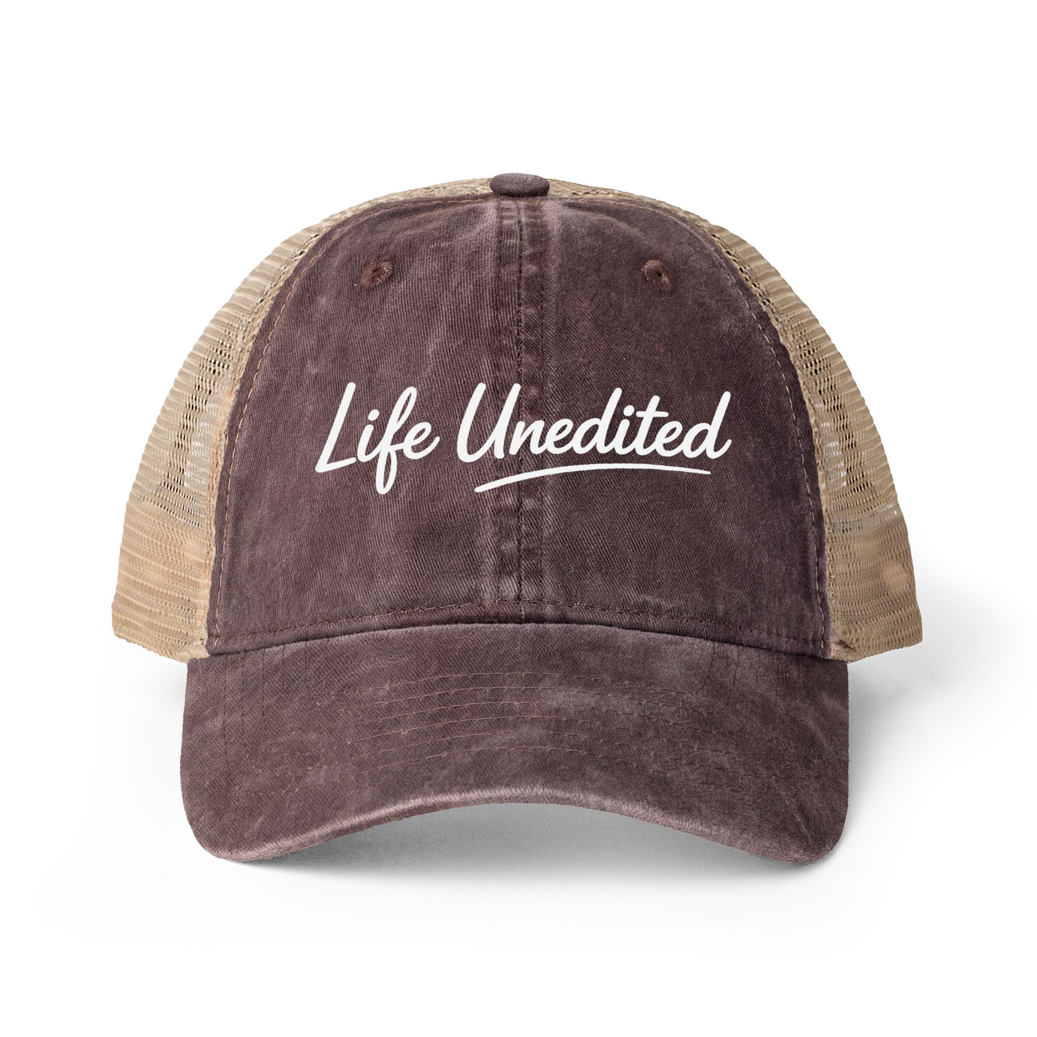 Women's Washed Mesh-Back Cap