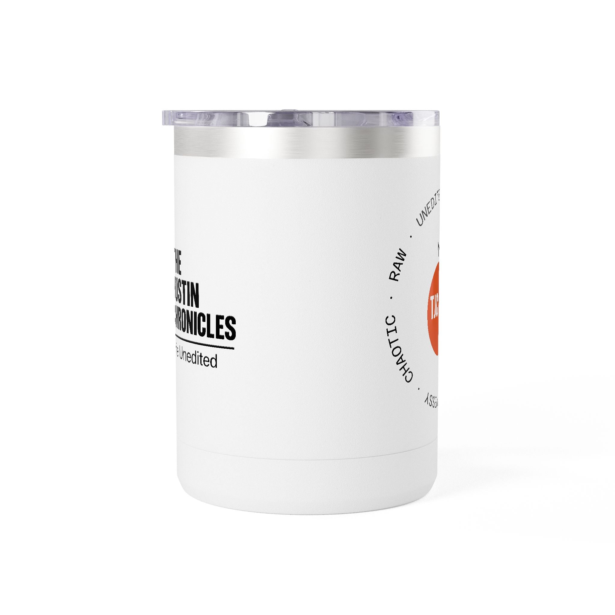 Tumbler Mug — 'TIC' Viral Podcast Logo Insulated 15oz Coffee Tumbler
