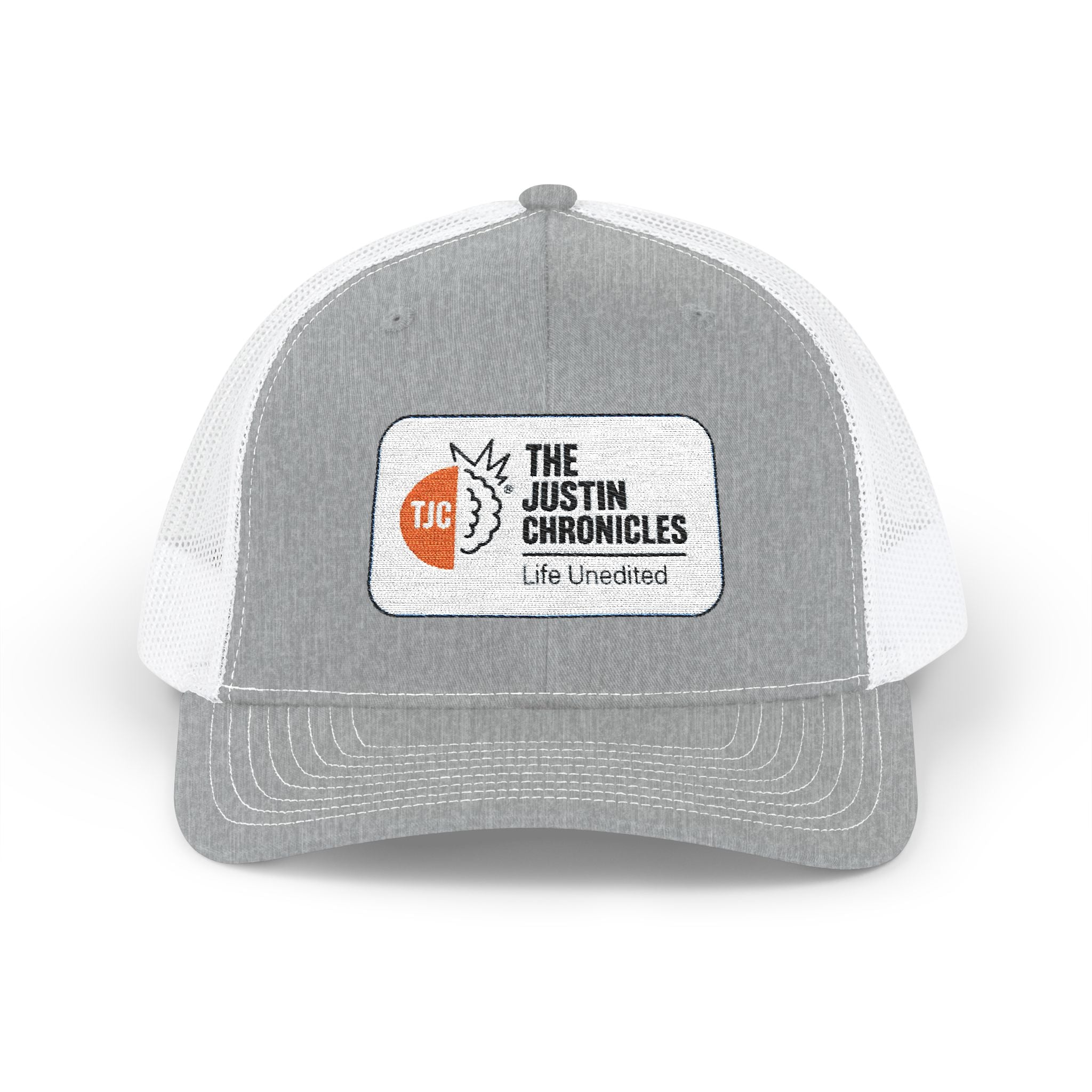 Trucker Cap — 'The Justin Chronicles' Embroidered Patch Hat