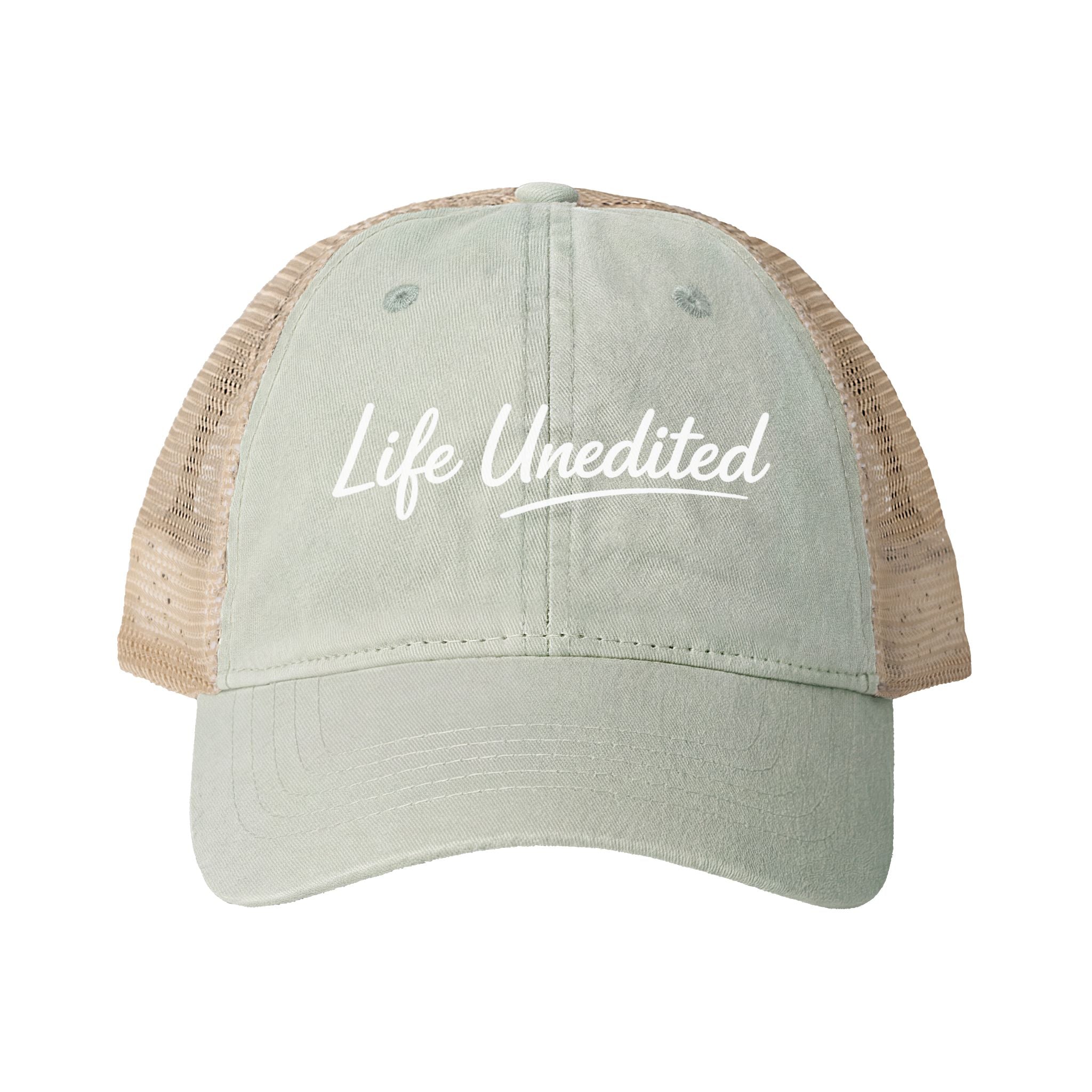Women's Washed Mesh-Back Cap