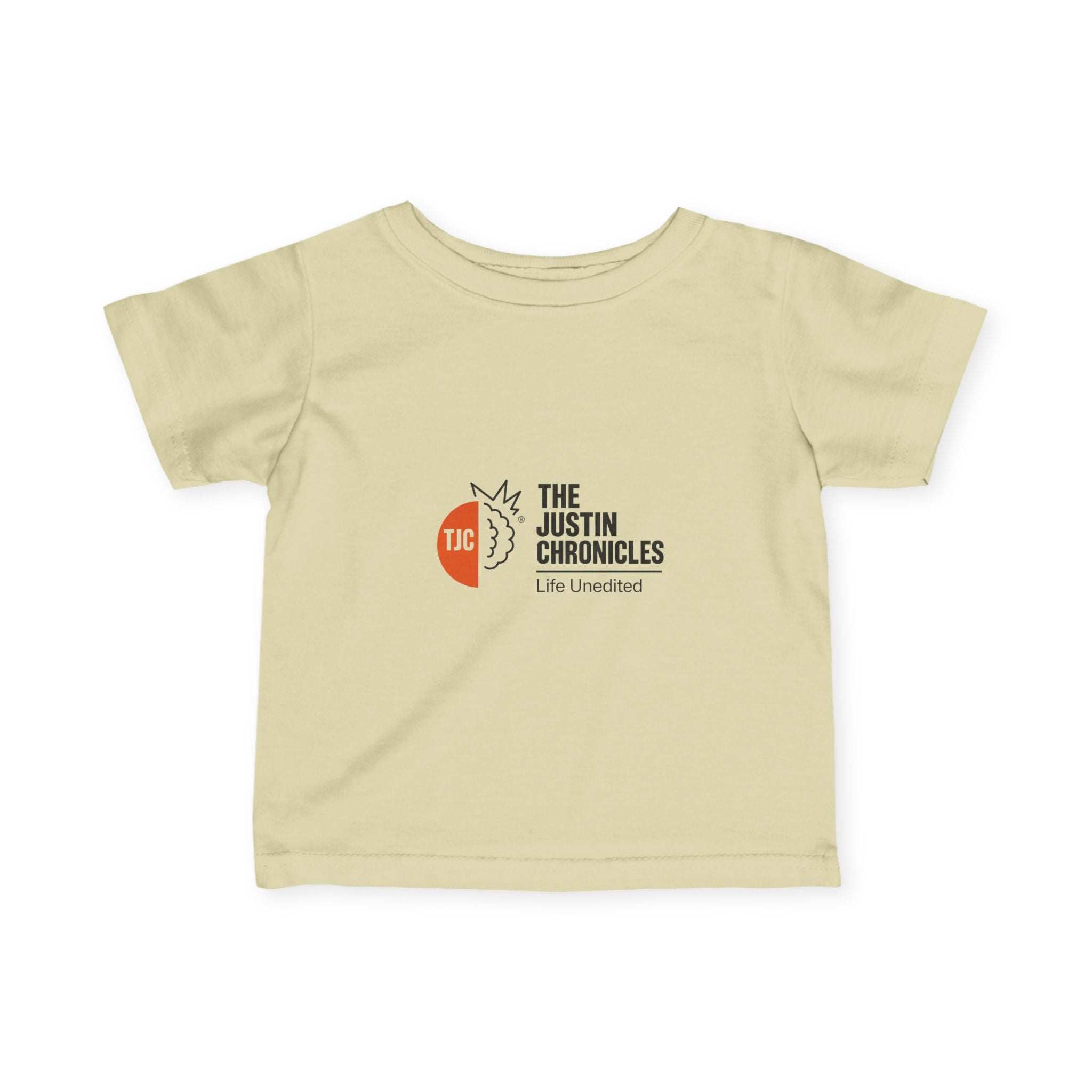 Infant Tee — "The Justin Chronicles" Logo Baby Shirt