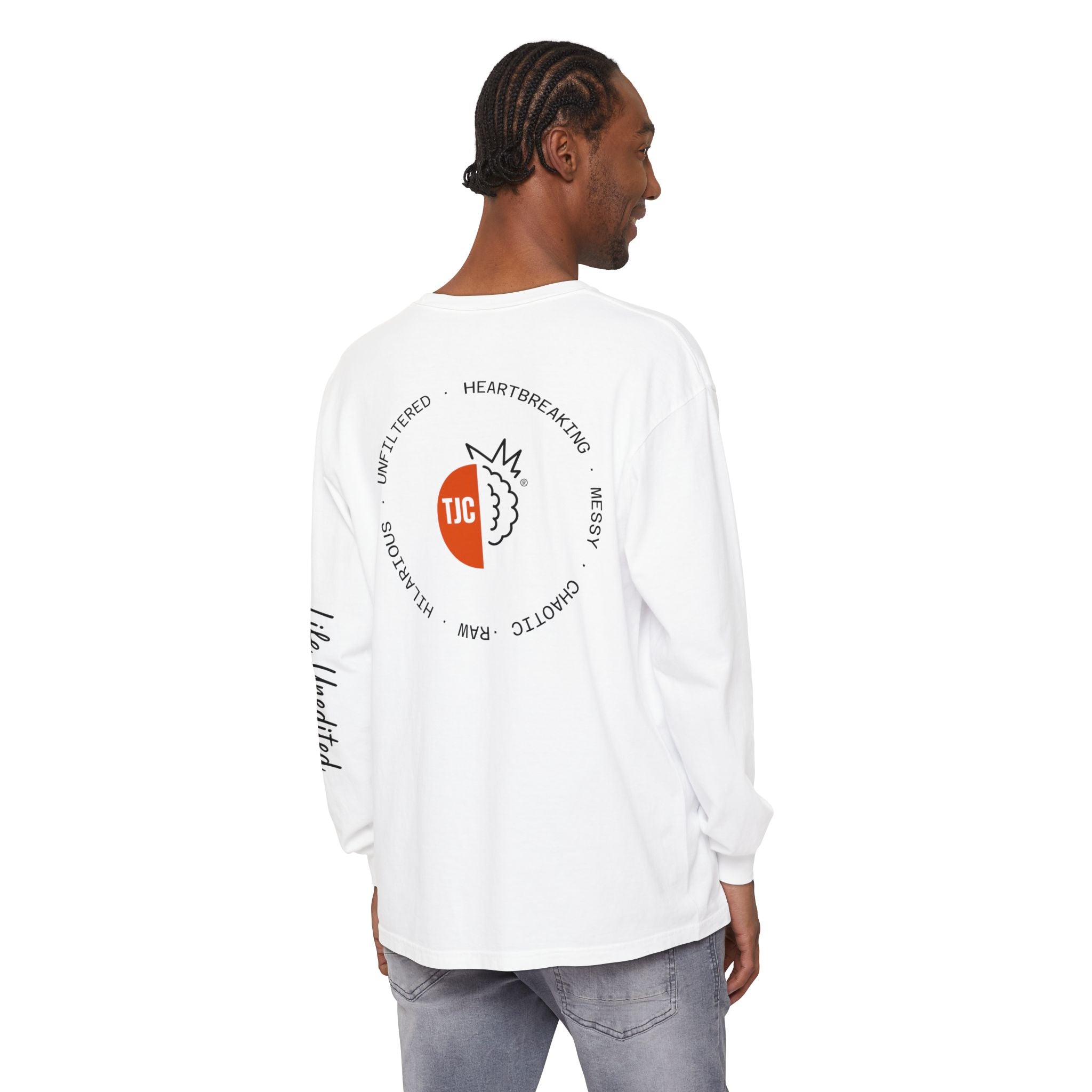 Unisex Garment-dyed Long Sleeve T-Shirt