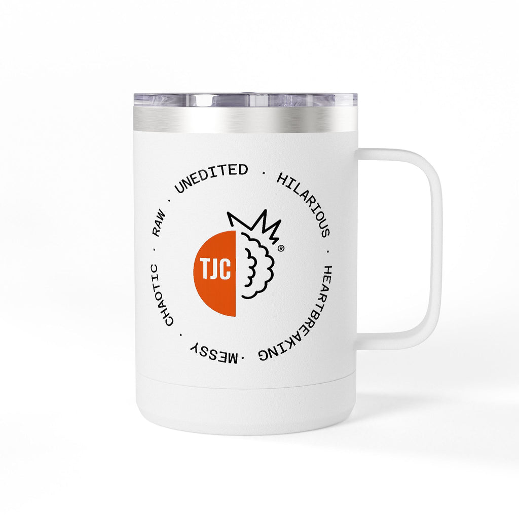Tumbler Mug — TJC Logo Insulated 15oz Coffee Tumbler