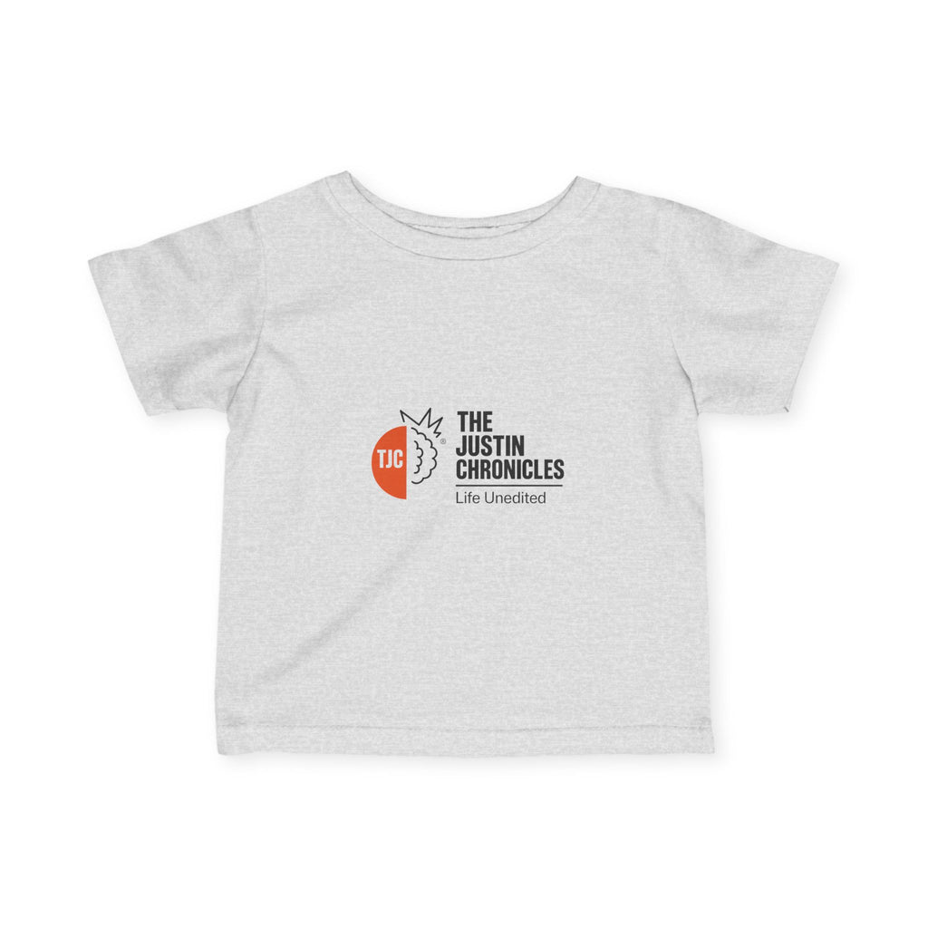 Infant Tee — "The Justin Chronicles" Logo Baby Shirt