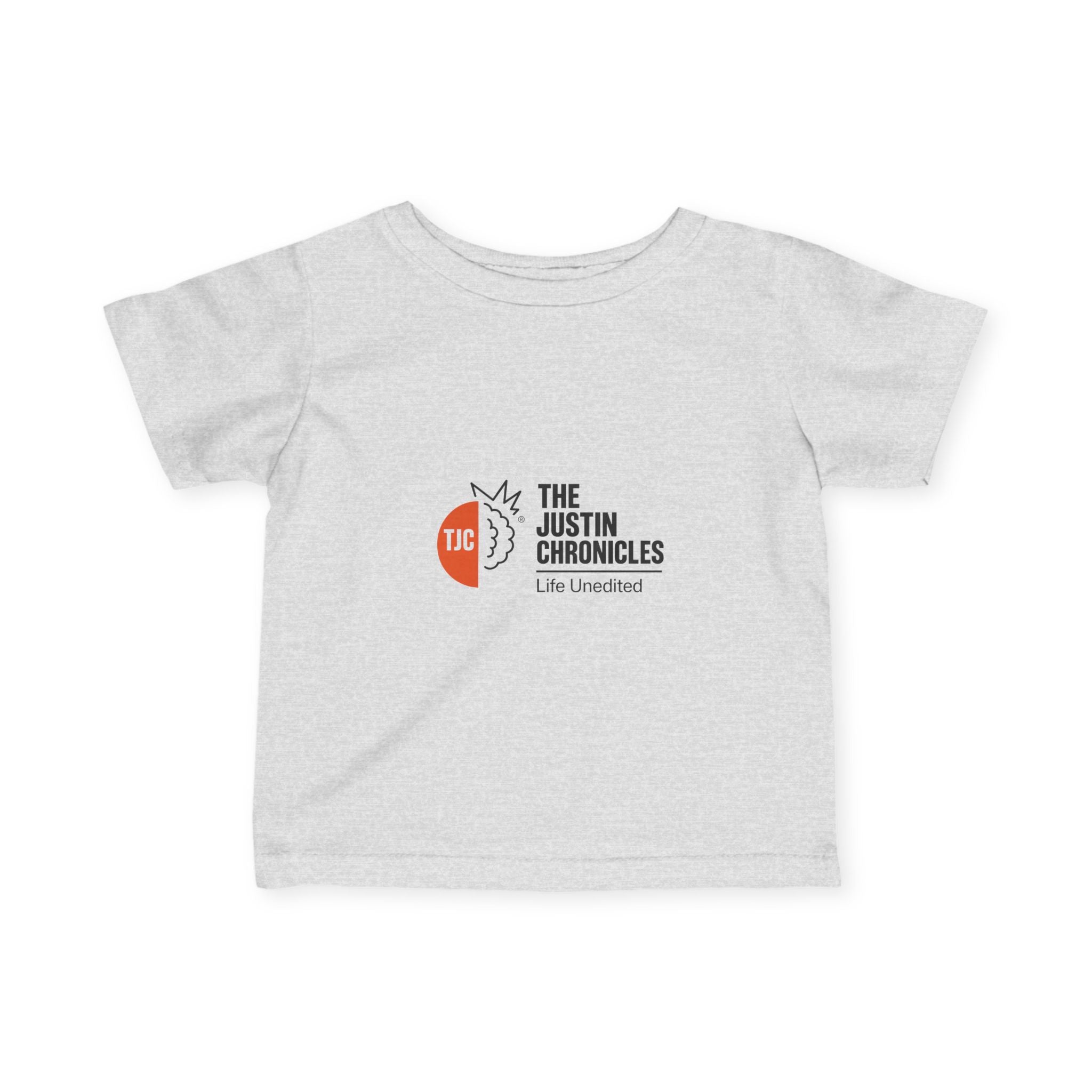 Infant Tee — "The Justin Chronicles" Logo Baby Shirt