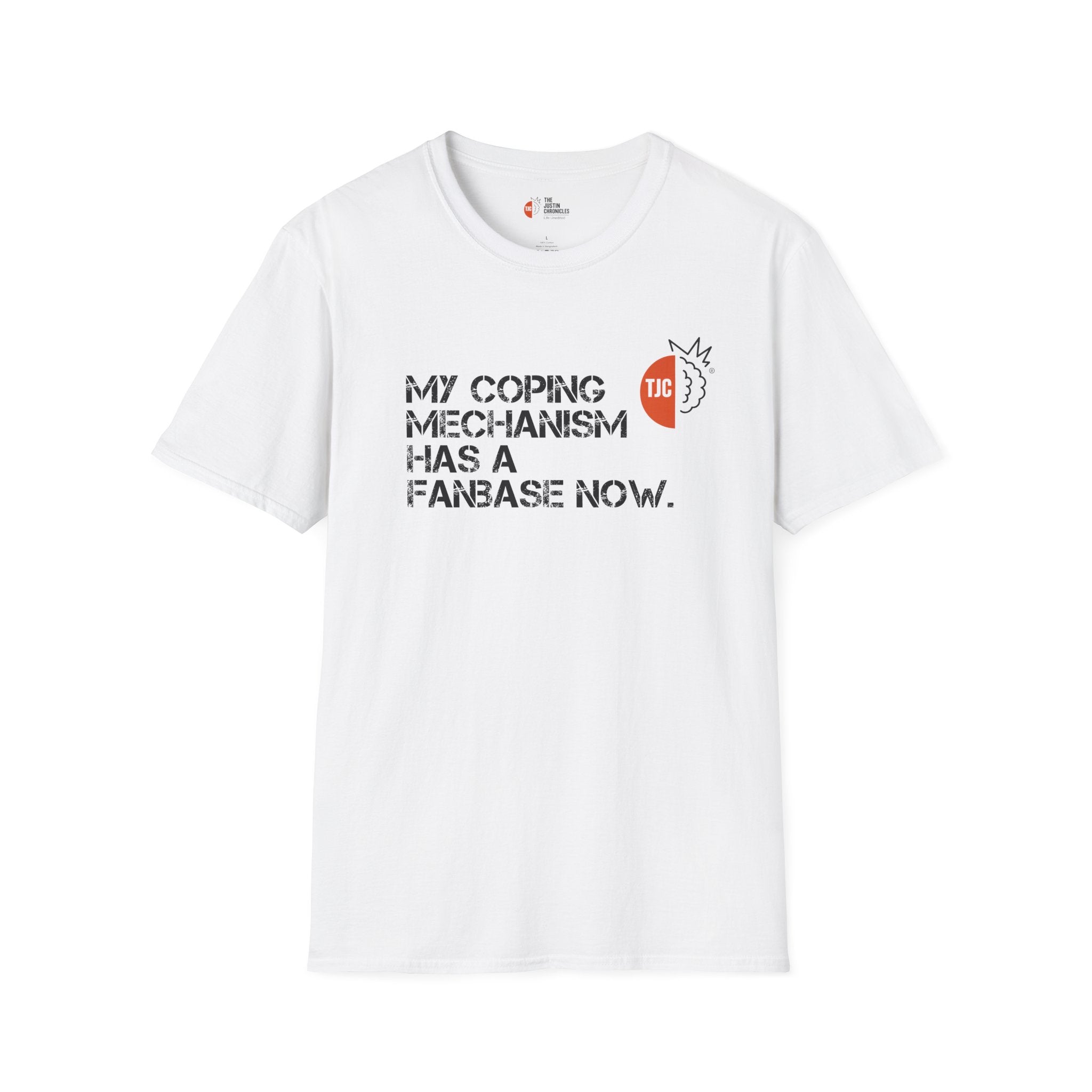 "My Coping Mechanism Has a Fanbase Now" Mental Health Graphic Tee