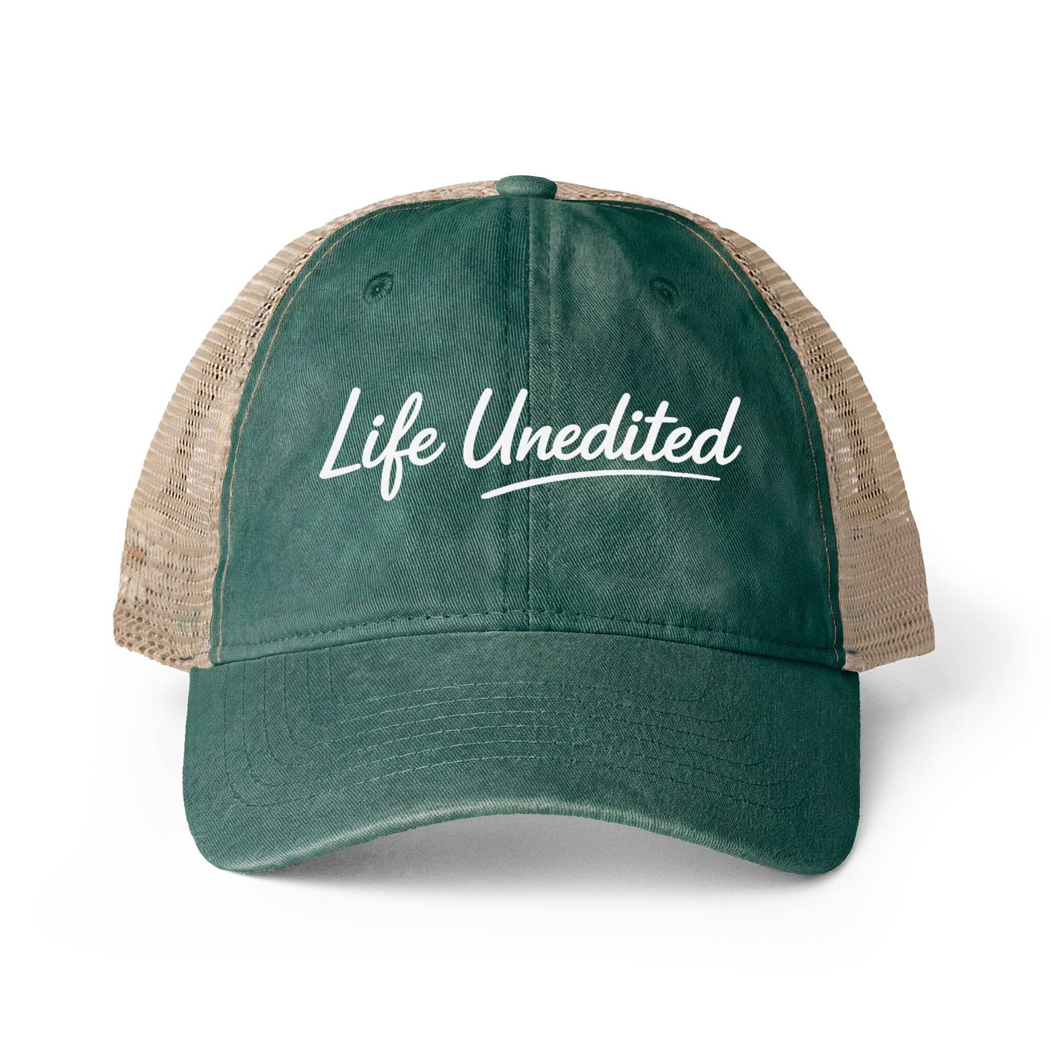 Women's Washed Mesh-Back Cap