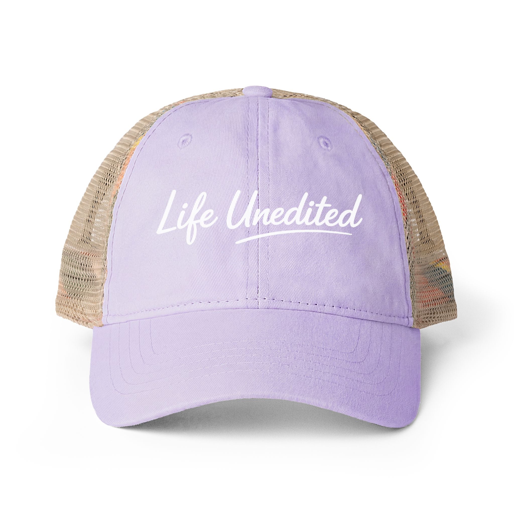 Women's Washed Mesh-Back Cap