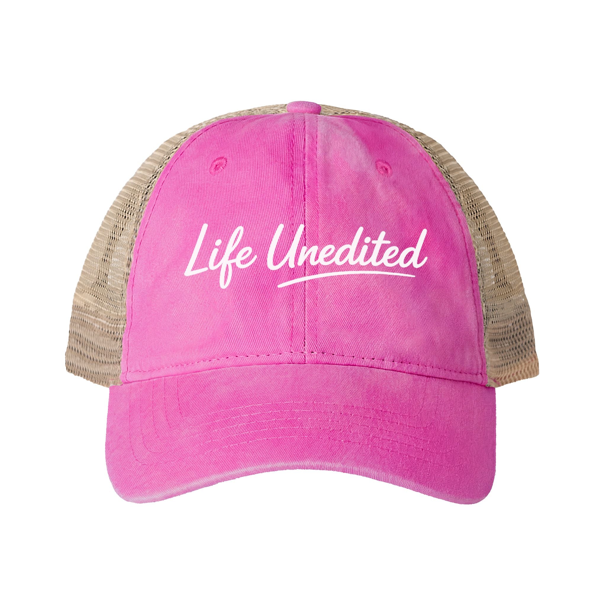 Women's Washed Mesh-Back Cap