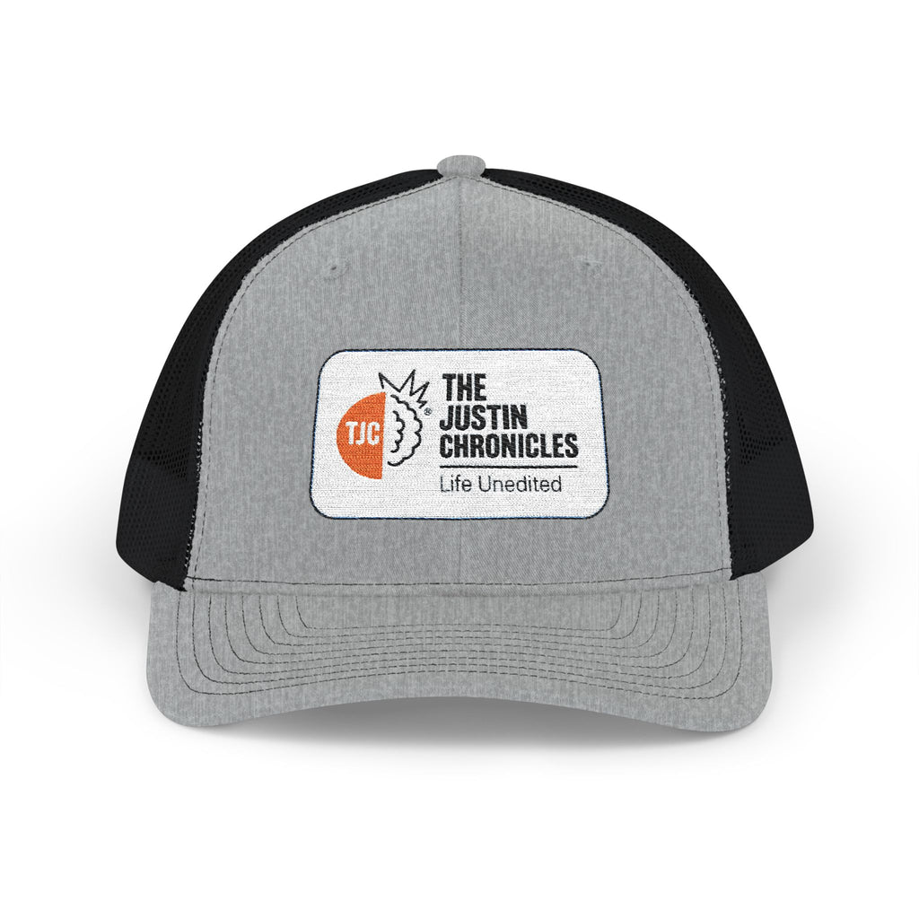 Trucker Cap — 'The Justin Chronicles' Embroidered Patch Hat