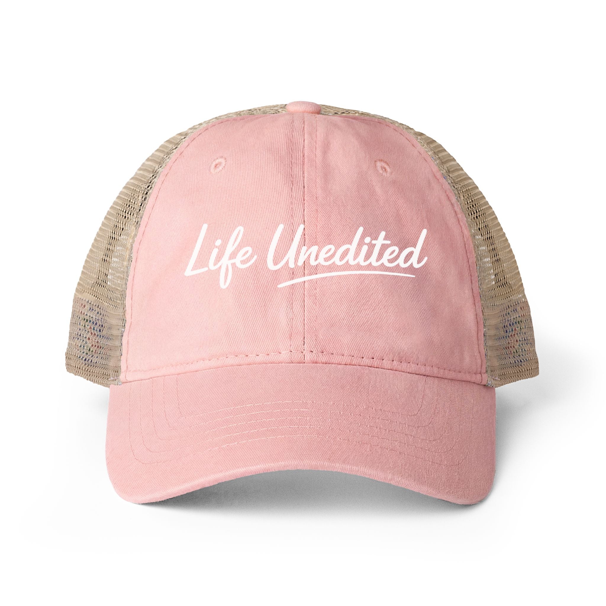 Women's Washed Mesh-Back Cap