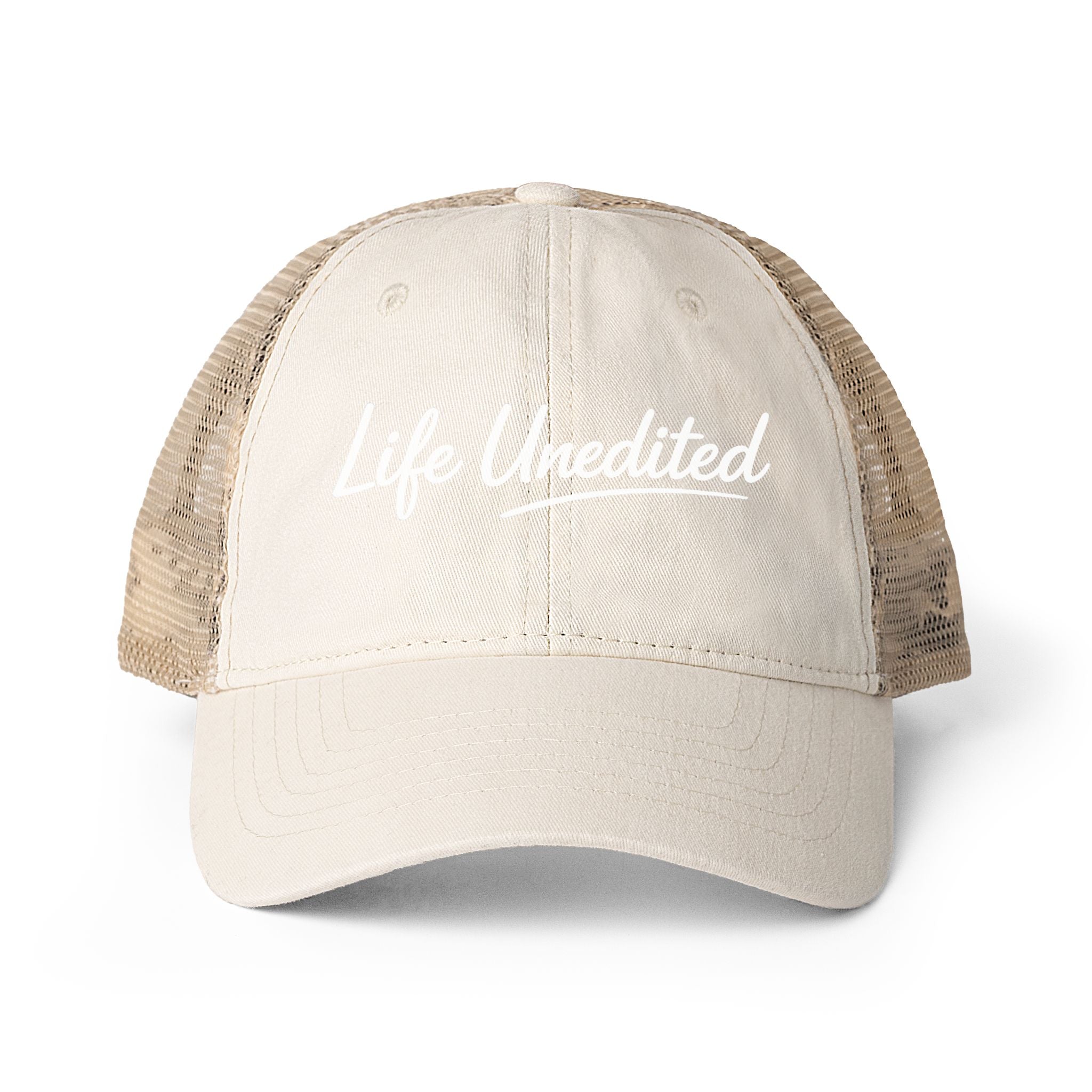 Women's Washed Mesh-Back Cap