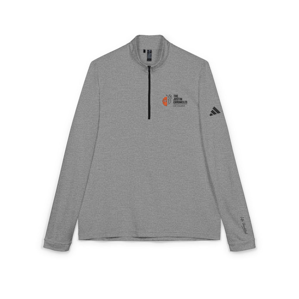 Embroidered adidas Quarter-Zip Pullover - Lightweight Performance Top