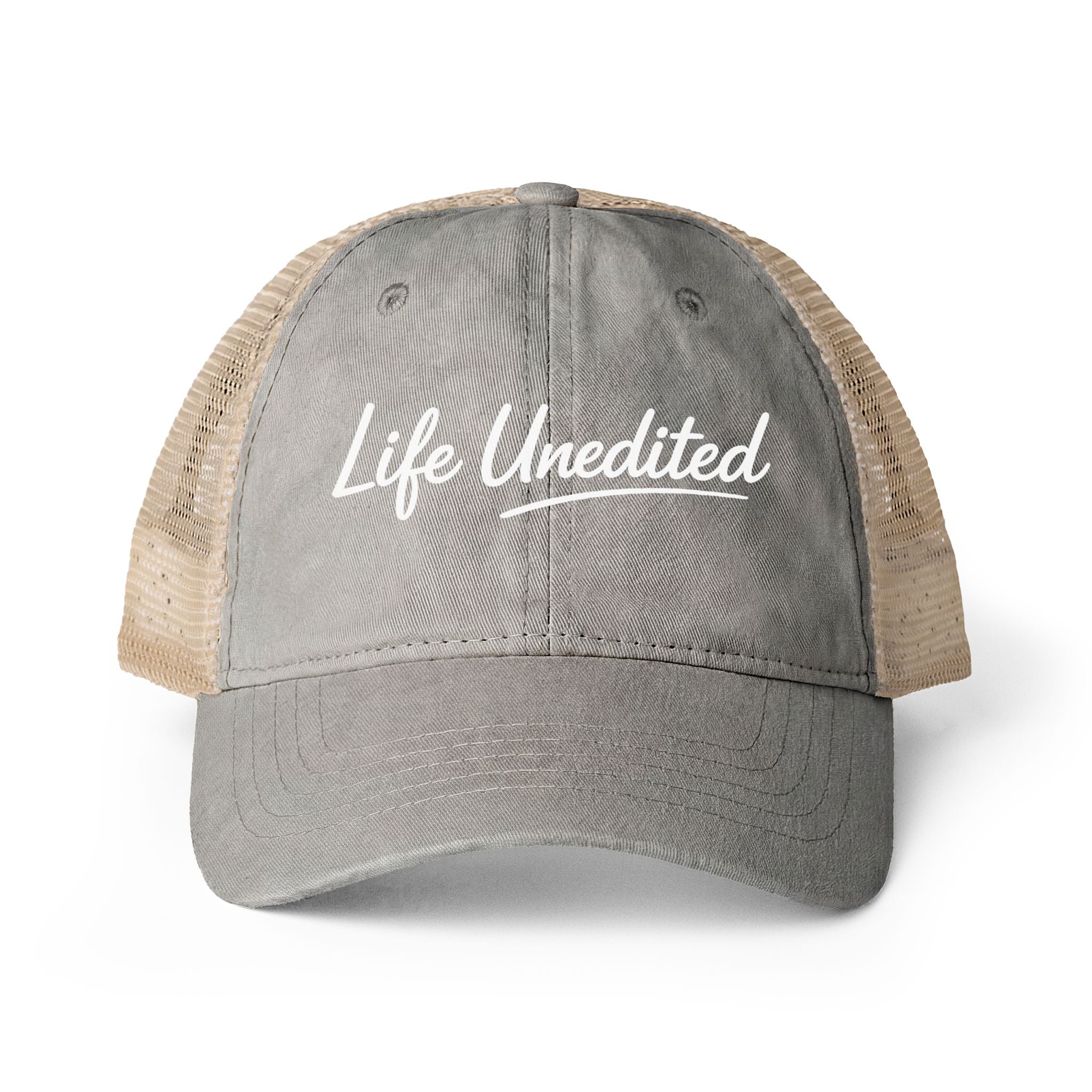 Women's Washed Mesh-Back Cap