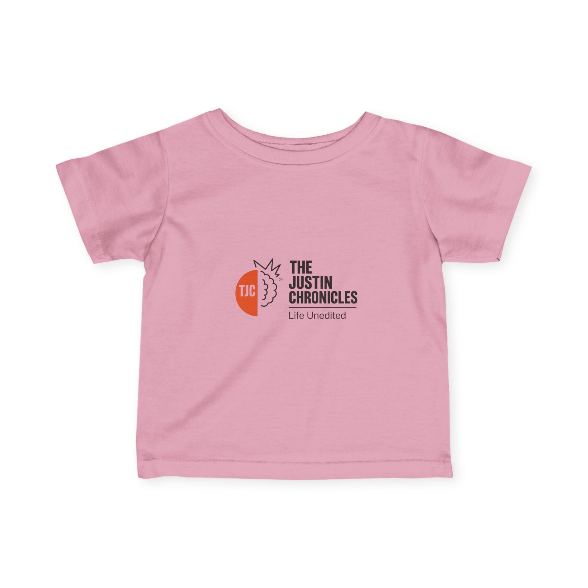 Infant Tee — "The Justin Chronicles" Logo Baby Shirt