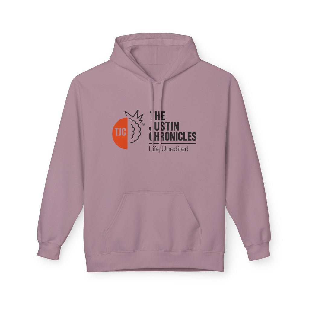 The Justin Chronicles Hoodie - 'Life Unedited' Logo Pullover